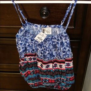 Tribal multi colored tank